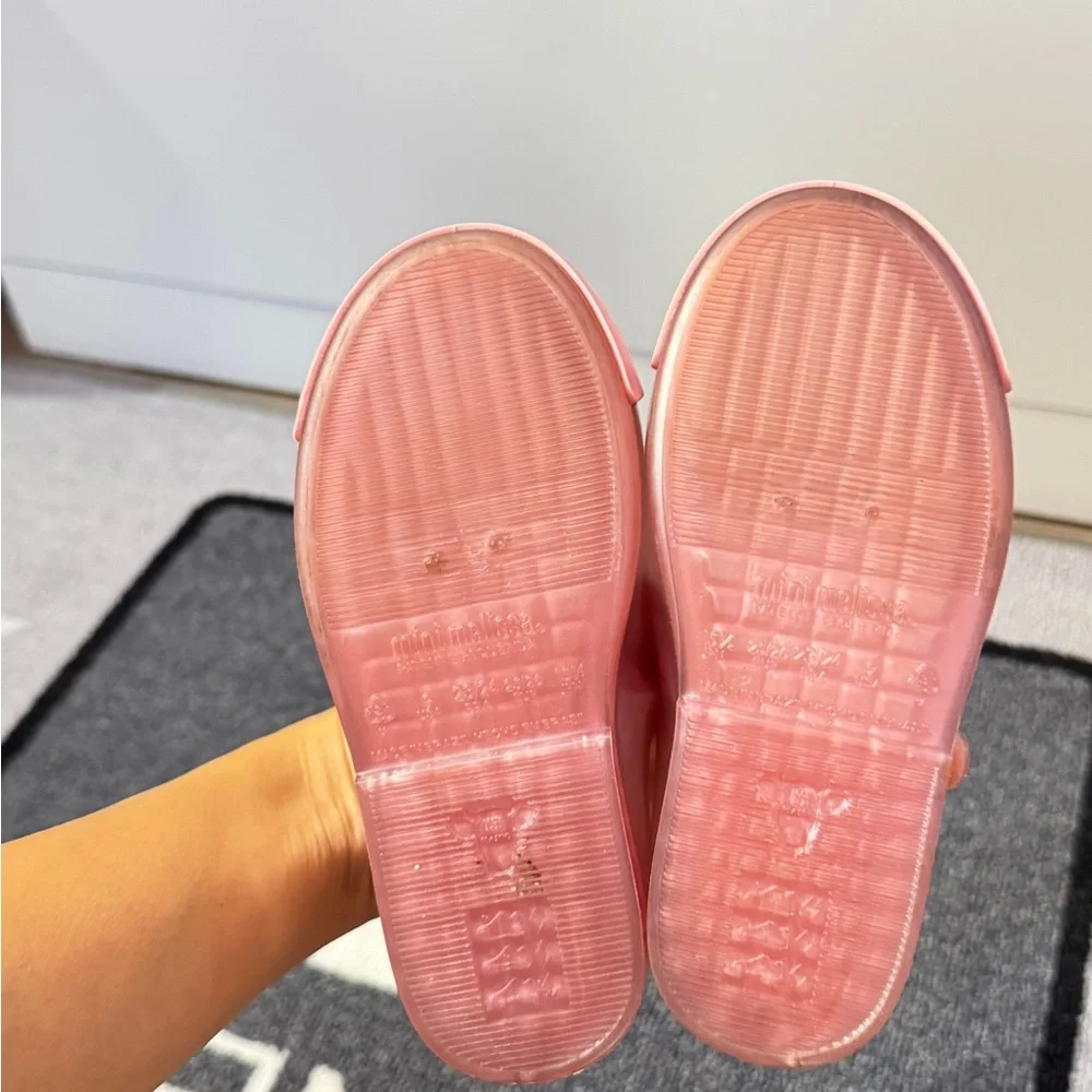 Mini Melissa Pink Mary Jane Shoes for Toddler size 9 - Picture 3 of 7